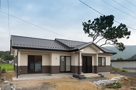 いわき市遠野町の新築住宅施工例1