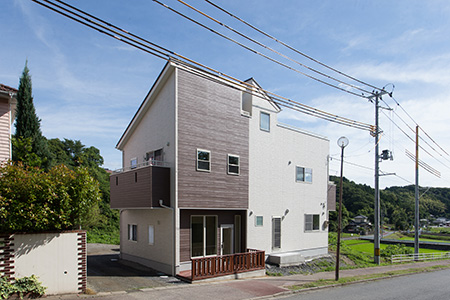 いわき市泉ヶ丘の新築住宅施工例1